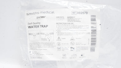 Smiths Medical 002570 Portex Self-Sealing Water Trap (x)